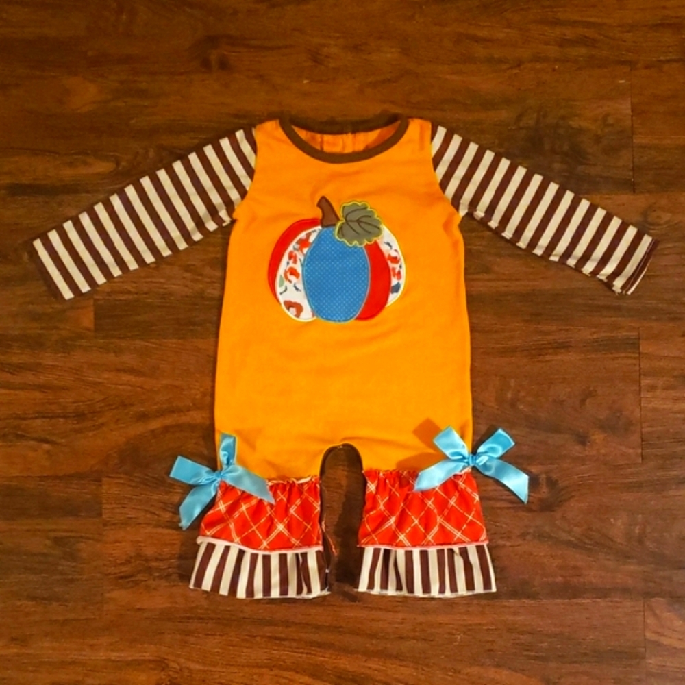 Pumpkin Romper 6-12M